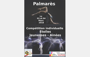 Concours Individuel des Etoiles à Saint Marcellin - 3 et 4 mars 2018